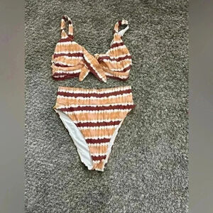 Aerie High Cut Cheeky 2pc Bikini Set